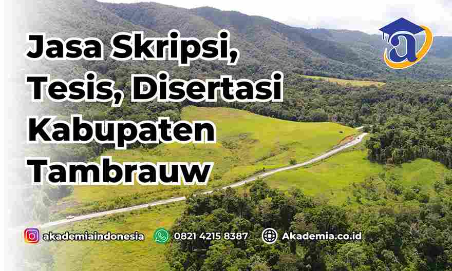 Jasa Disertasi Kabupaten Tambrauw